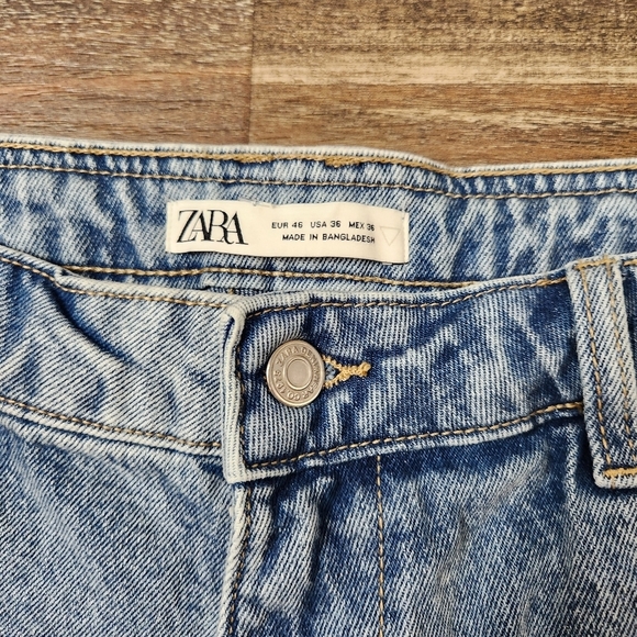ZARA DENIM MEN'S SHORTS SIZE 36 - Picture 5 of 8